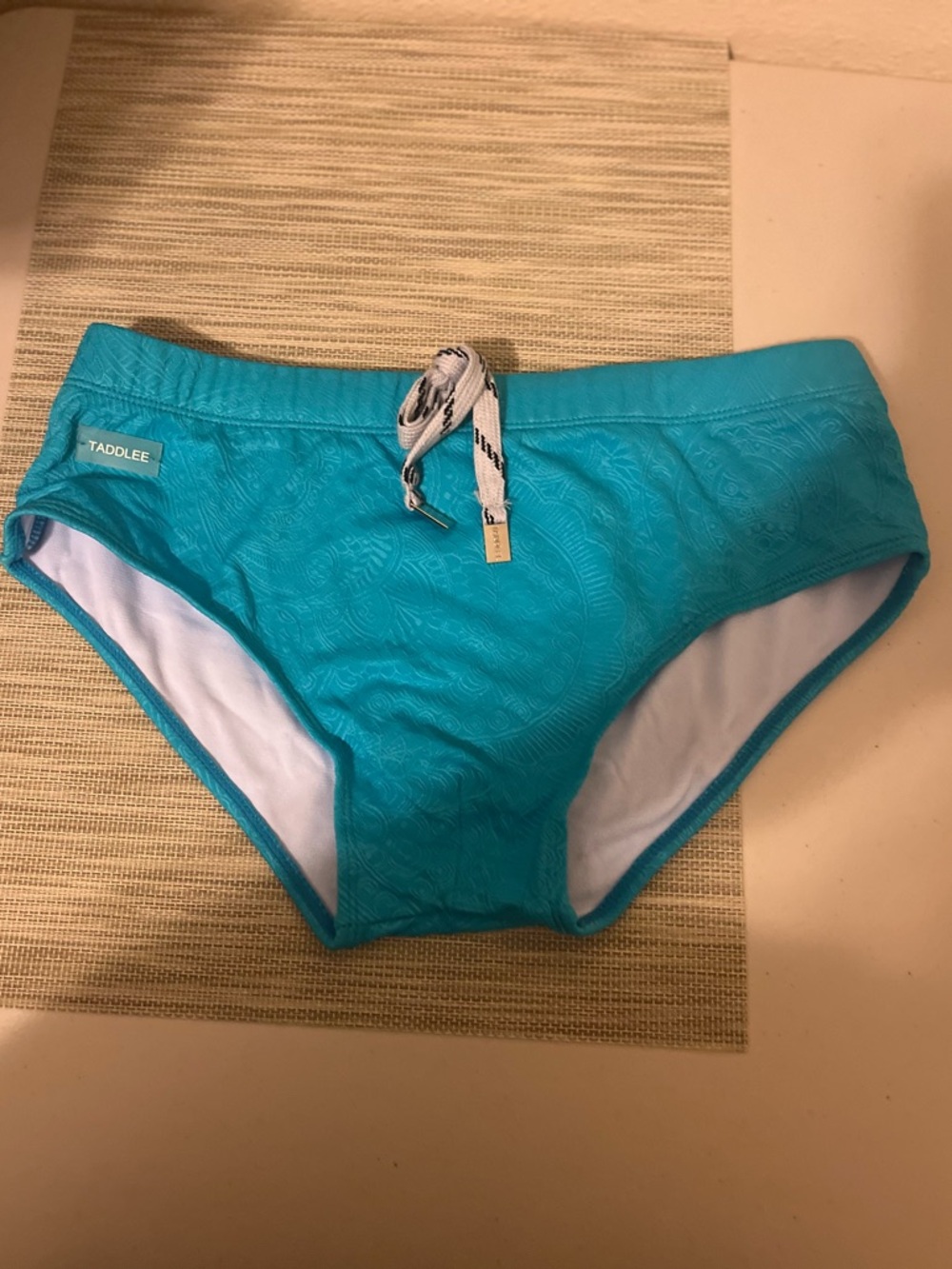 NWT Taddlee Teal Men’s Swim Brief Bottoms